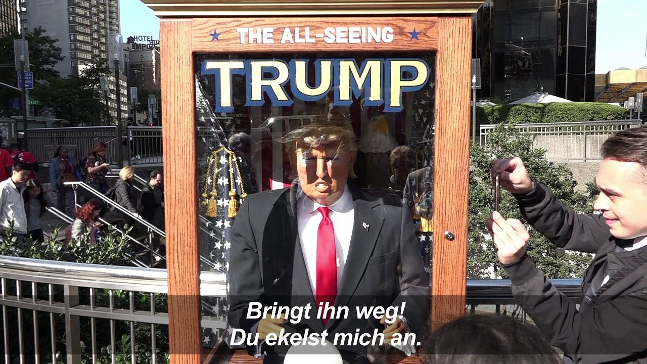 Trump-Wahrsageautomat sorgt in New York für Aufsehen