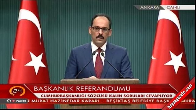 Cumhurbaşkanlığı Sözcüsü İbrahim Kalın'dan Başkanlık açıklaması