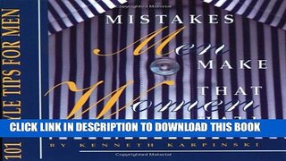 [PDF] Mistakes Men Make That Women Hate: 101 Style Tips for Men Full Colection