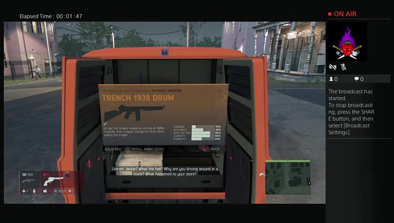 Live PS4 Broadcast