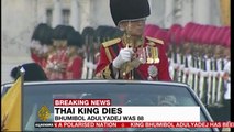 Thailand's King Bhumibol Adulyadej dies at 88