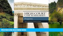 READ NOW  High Court Case Summaries, Property (Keyed to Dukeminier)  READ PDF Online Ebooks