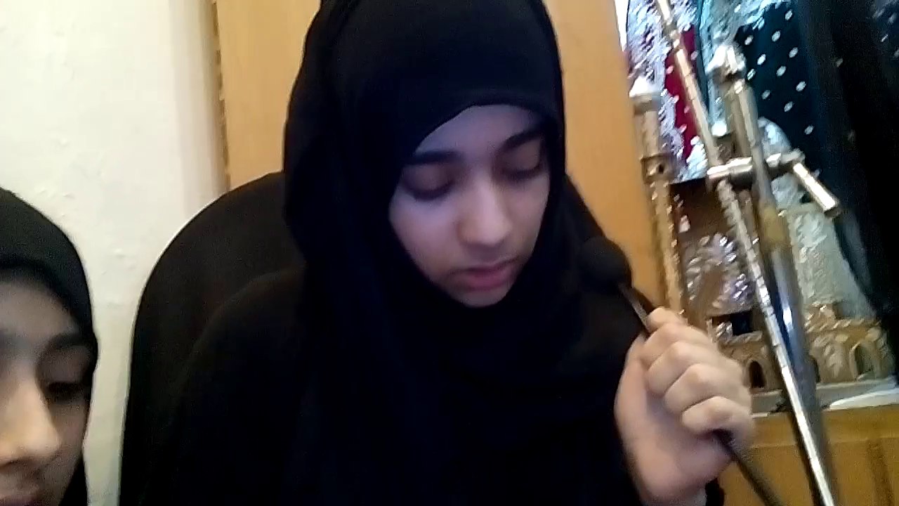 Maa'n kehti thi Noha by: Nida fatima in Lahore / 7 moharram 1438 - 9 Oct.2016