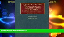 FAVORITE BOOK  Copyright, Patent, Trademark and Related State Doctrines, Cases and Materials on