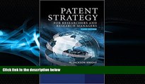 FAVORITE BOOK  Patent Strategy for Researchers and Research Managers