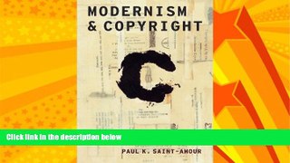 FAVORITE BOOK  Modernism and Copyright (Modernist Literature and Culture)