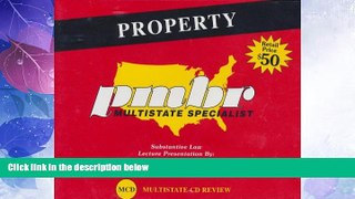 Big Deals  Property: Pmbr Multistate Specialist (5 Cds Set) (Subtantive Law Lecture Presentation