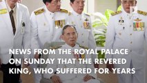 Thailand's King, world's longest-reigning monarch, dies