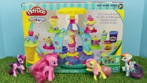 Play doh ice cream Shop My Little Pony Party Using Swirl N Scoop Sweet Shoppe Play Doh Set