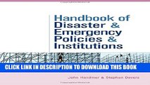 [PDF] The Handbook of Disaster and Emergency Policies and Institutions Popular Online