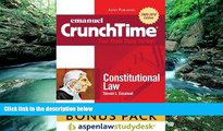 READ NOW  CrunchTime: Constitutional Law (Print   eBook Bonus Pack): Constitutional Law Studydesk