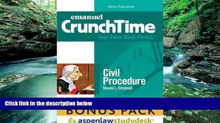 Deals in Books  CrunchTime: Civil Procedure (Print + eBook Bonus Pack): Civil Procedure Studydesk