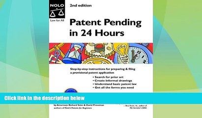 read here  Patent Pending in 24 Hours "With CD"