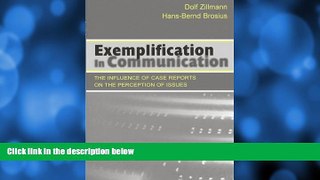 FULL ONLINE  Exemplification in Communication: the influence of Case Reports on the Perception of