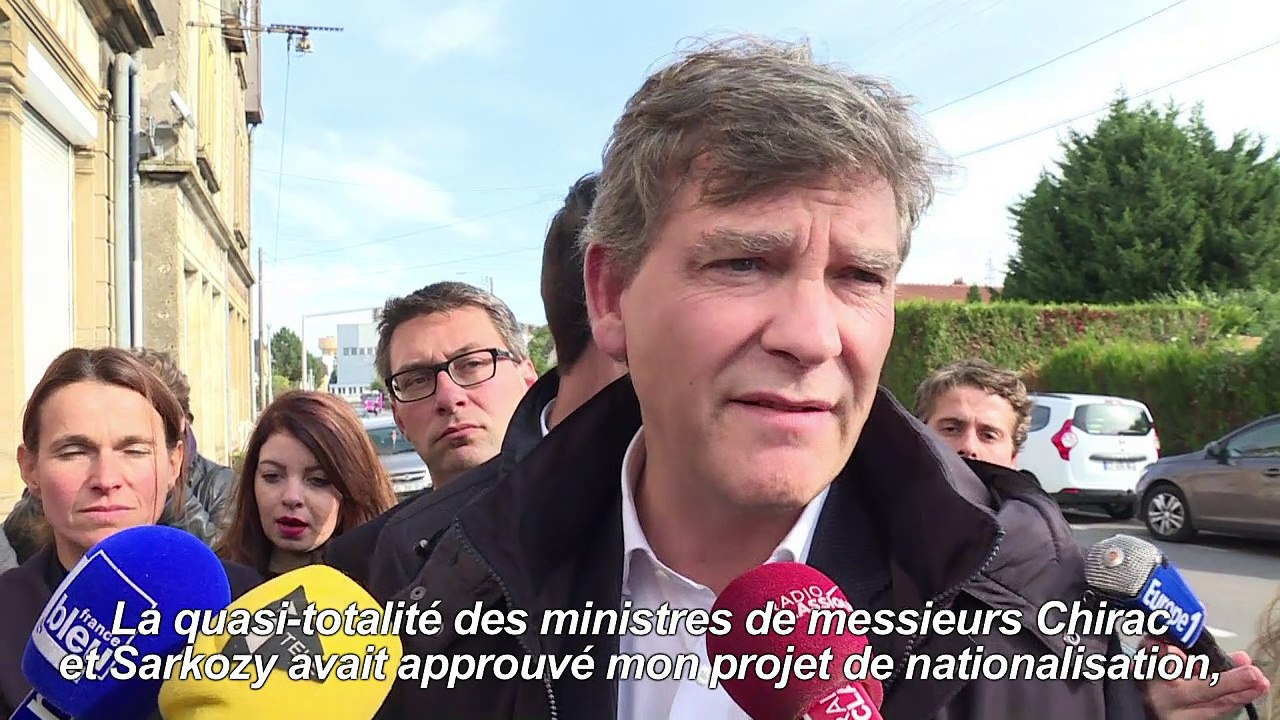 Arnaud Montebourg de retour à Florange