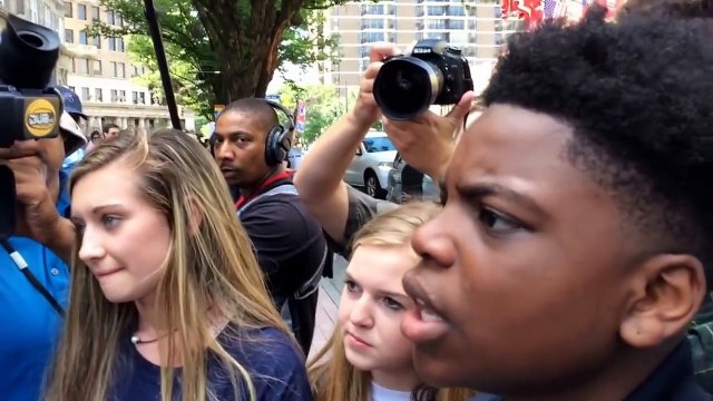 16-Year-Old Black Trump Supporter Schools Black Lives Matter Moron in Epic Debate
