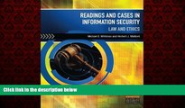 FREE PDF  Readings   Cases in Information Security: Law   Ethics  FREE BOOOK ONLINE