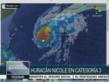 Huracán Nicole sube a categoría 3 y amenaza las Bermudas