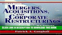 [Read PDF] Mergers, Acquisitions, and Corporate Restructurings (Wiley Mergers and Acquisitions