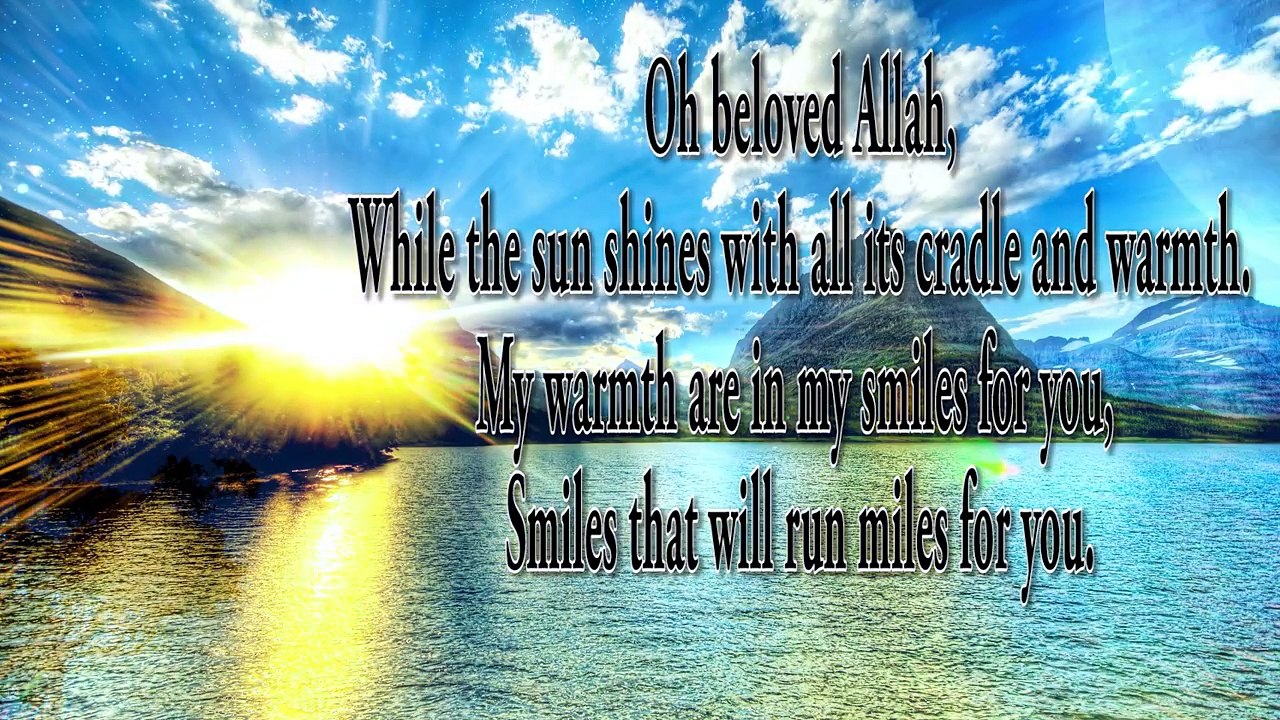 Oh Beloved Allah - Islamic Poems