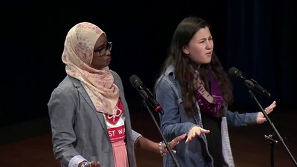 A Muslim and Jewish girl's bold poetry slam