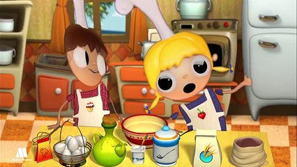 Telmo and Tula cartoons.Chocolate recipes for kids.