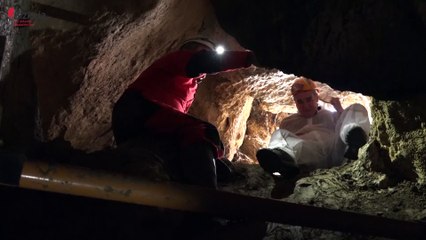 Descubren grabados animales en la cueva de Armintxe