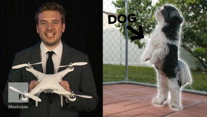 This drone will play with your dog