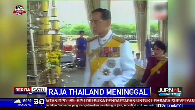 Raja Thailand Wafat Usia 88 Tahun