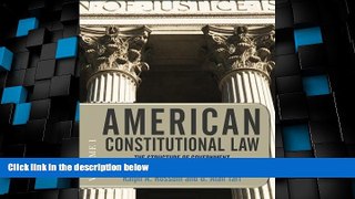 Big Deals  American Constitutional Law, Eighth Edition, Volume 1: The Structure of Government
