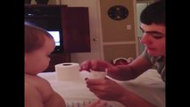 Baby Amazed By Magic Trick