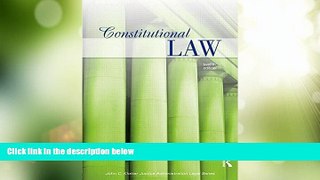 Big Deals  Constitutional Law (John C. Klotter Justice Administration Legal)  Best Seller Books