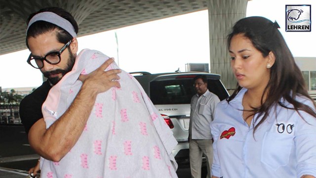 Shahid Kapoor SPOTTED With Misha & Mira Rajput