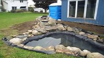 Beautiful KOI Fish - Uniquely Waterfall System Pond