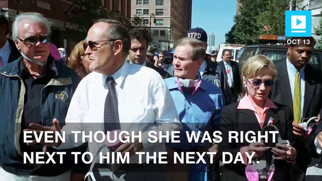 Giuliani apologizes for false 9/11 claim about Clinton