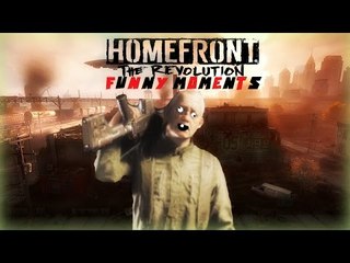 Homefront: The Revolution Funny Moments - Stunt Montage, Glitches, Teleporting, And More!