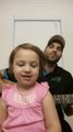 Father and daughter perform original duet