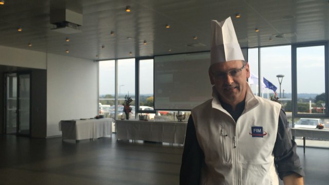 Eric Cauvin présente le restaurant d'application du nouveau CFA