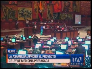 Los pro y contras de la Ley de de Medicina prepagada según los asambleístas