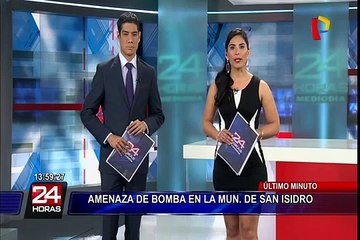 Alarma en Municipalidad de San Isidro por amenaza de bomba