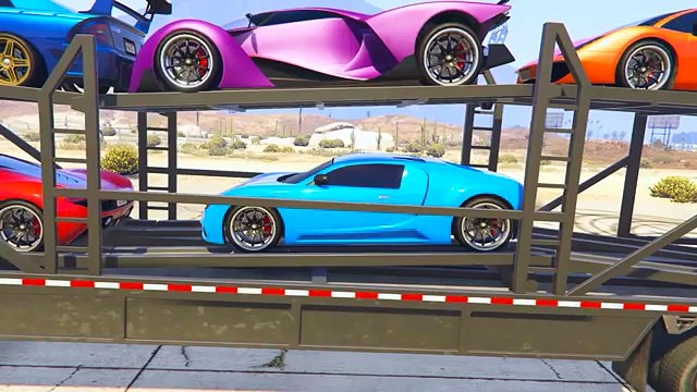 Супер Машинки и Транспортировка Машин с Человек паук Детские Мультики с Машинками