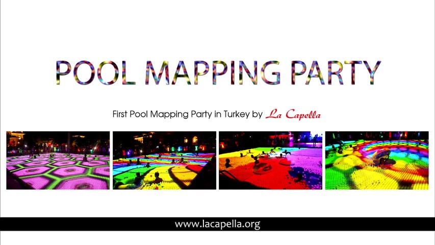 Antalya Pool Mapping Party - Antalya Party Event - Antalya Organizasyon