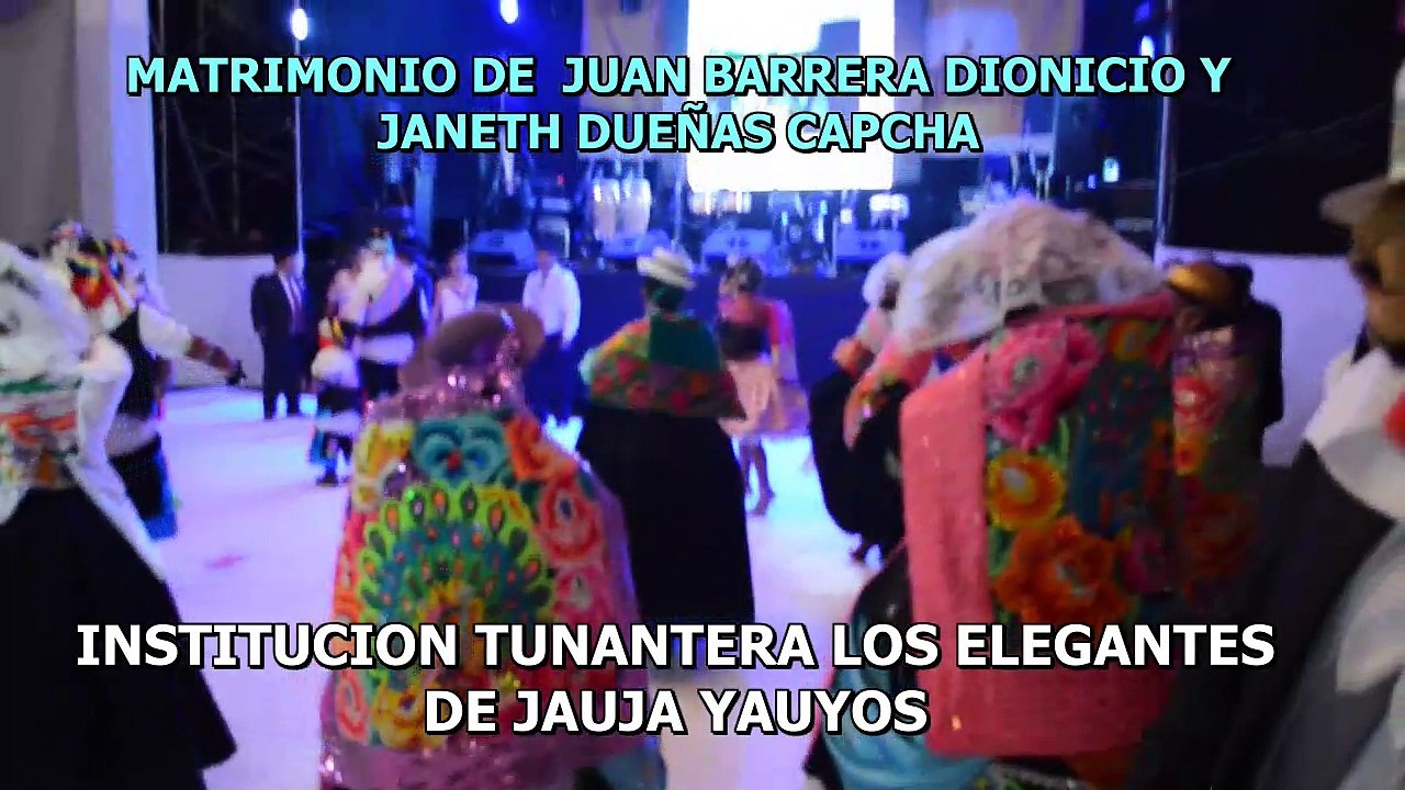 INSTITUCION TUNANTERA LOS ELEGANTES DE JAUJA-YAUYOS 2016