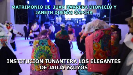INSTITUCION TUNANTERA LOS ELEGANTES DE JAUJA-YAUYOS 2016