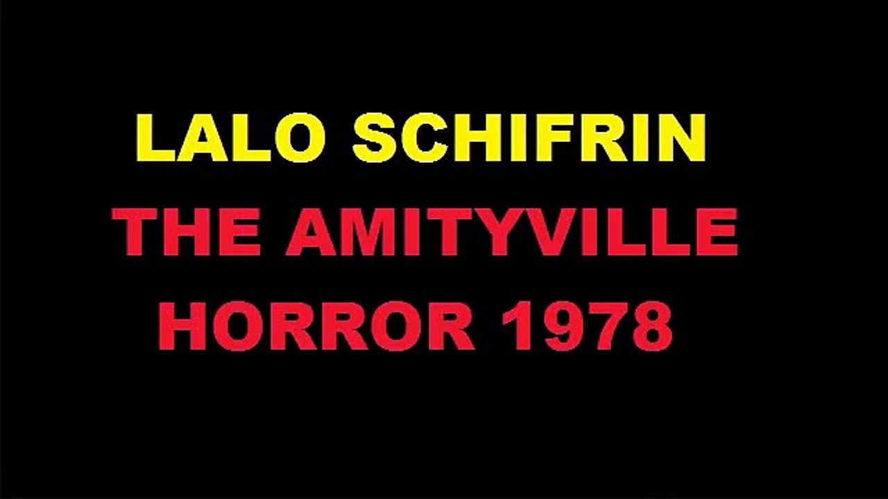LALO SCHIFRIN - THE AMITYVILLE HORROR 1979 SOUNDTRACK