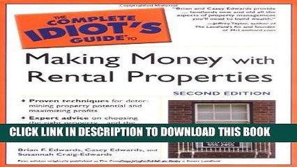 [PDF] The Complete Idiot s Guide to Making Money with Rental Properties, 2ndEdition Popular