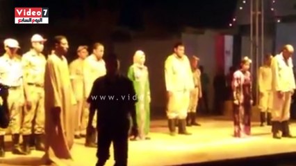 بالفيديو.. عرض "أوبريت الكرامة" بذكرى احتفالات اكتوبر بالاقصر