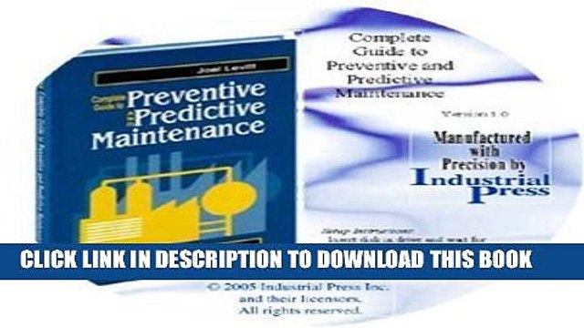[PDF] Complete Guide to Predictive and Preventive Maintenance, eBook on CD Popular Colection