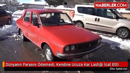 Dünyanın Parasını Ödemedi, Kendine Ucuza Kar Lastiği İcat Etti :)
