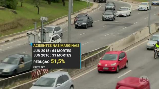 SP: Limite de velocidade nas marginais deve ser alterado em 2017